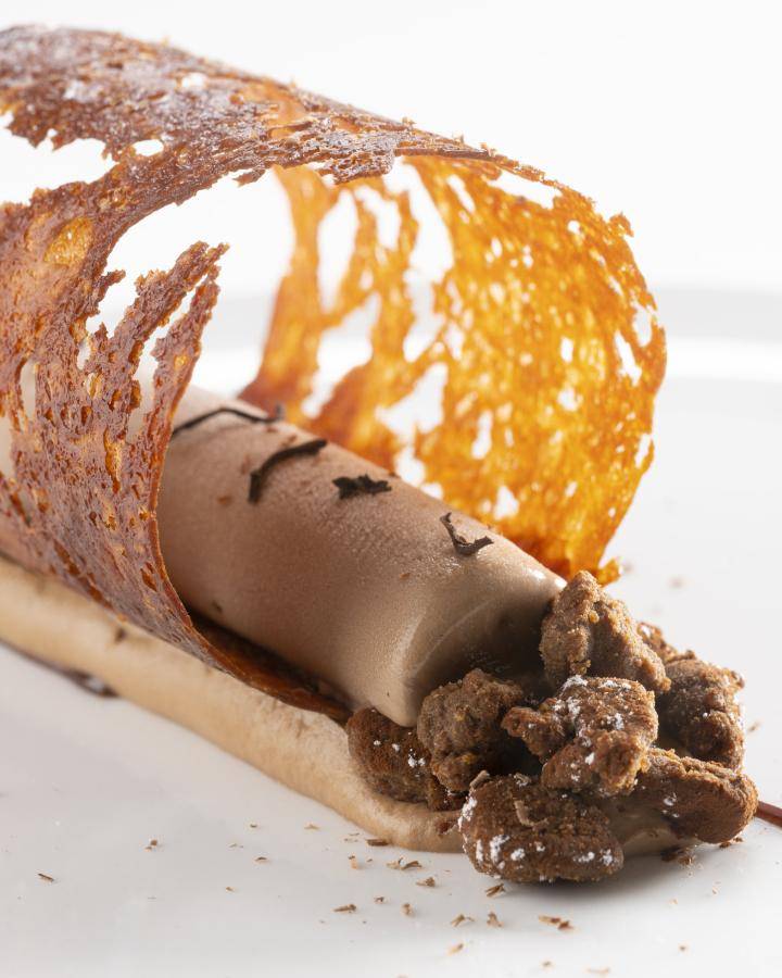 plated dessert