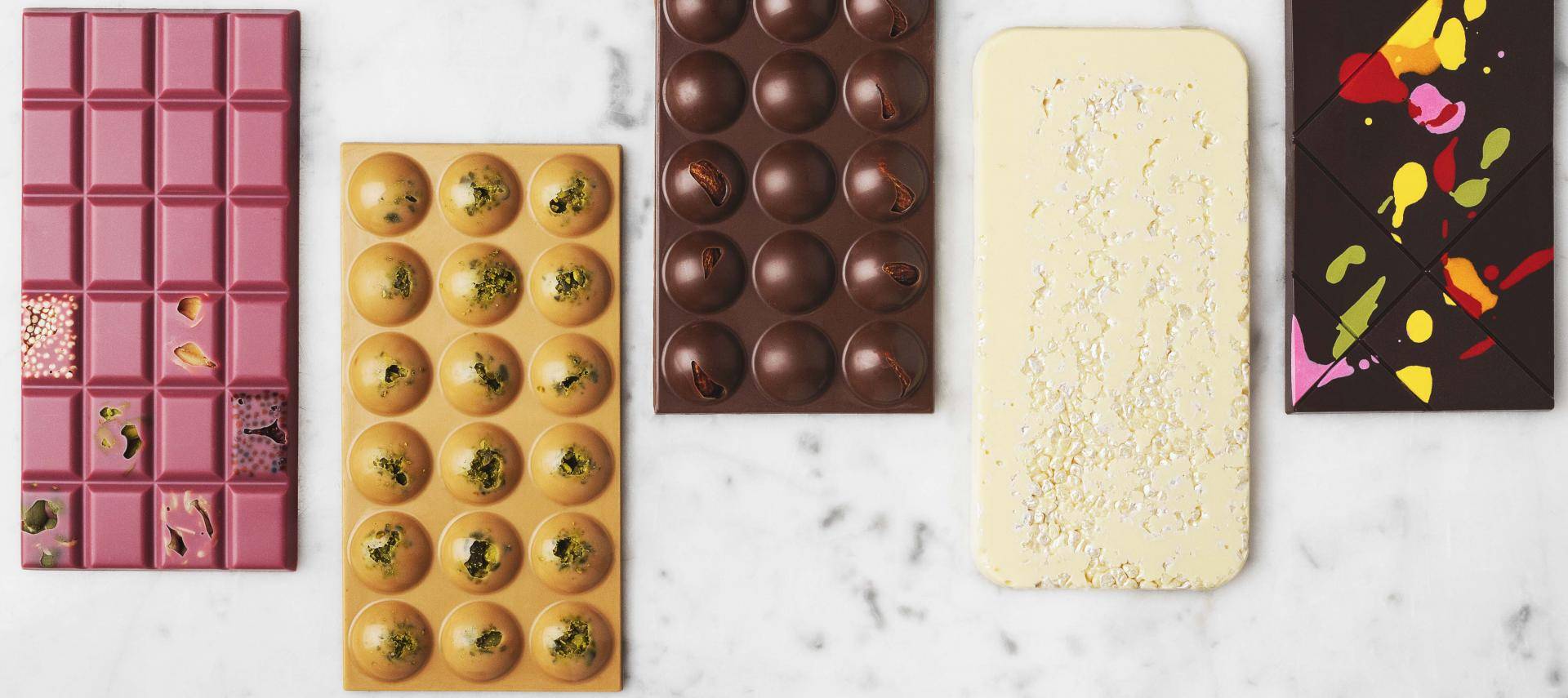 5 Colors of chocolate