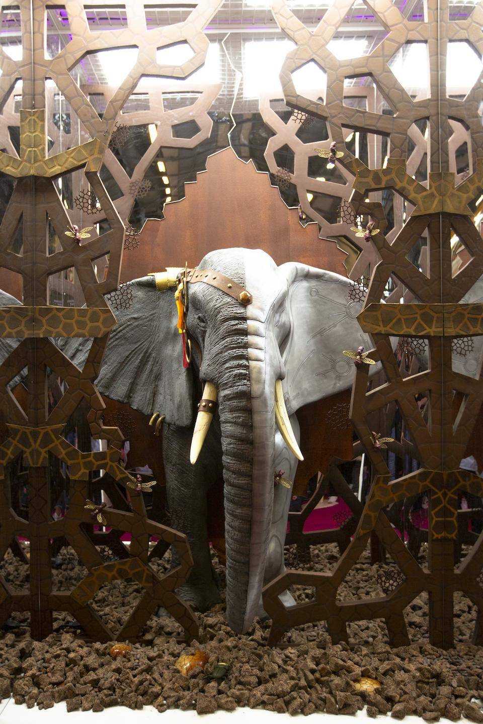The elephant from Chef Lluc's window display