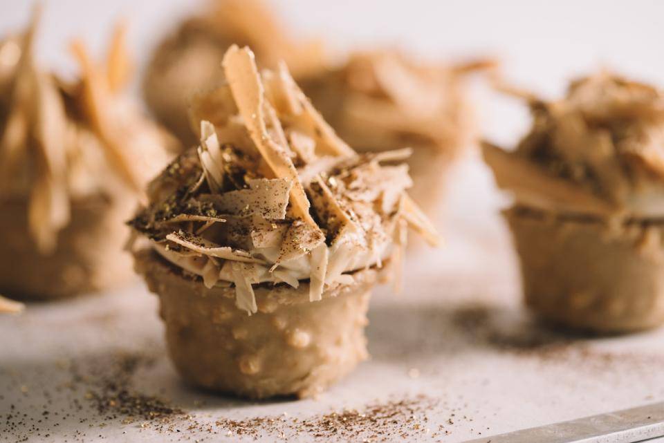 Chef Russ Thayer's Golden Banana Financier