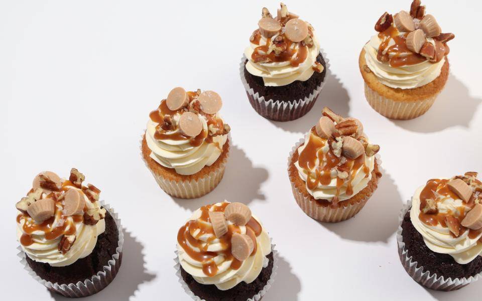 cupcakes with decorations