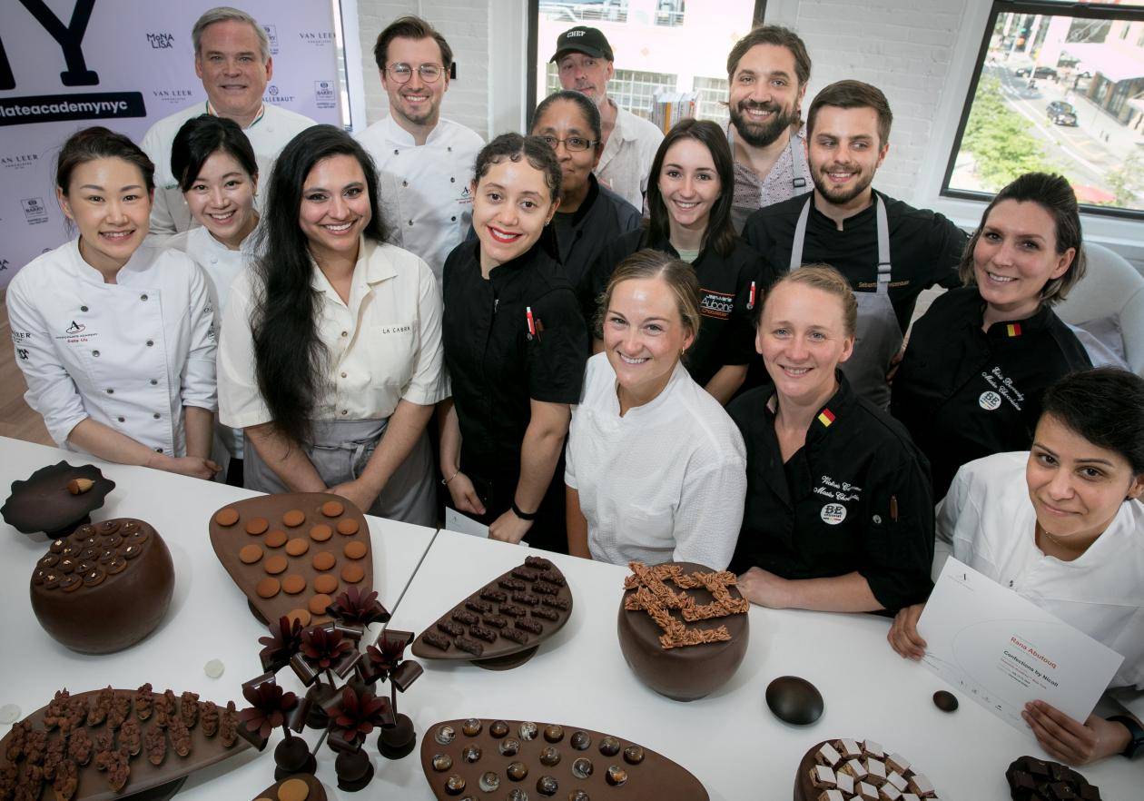 group of chefs posing for a photo