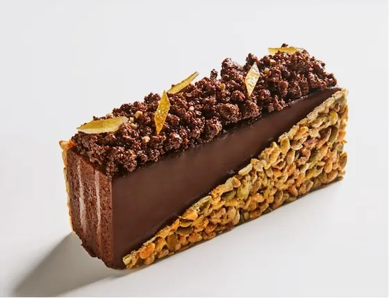 Chocolate Lemon Cake with Nuts and Seeds by Chef Nicolas Dutertre