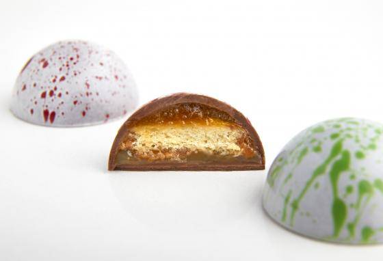 Chocolate Bon Bons cross-section